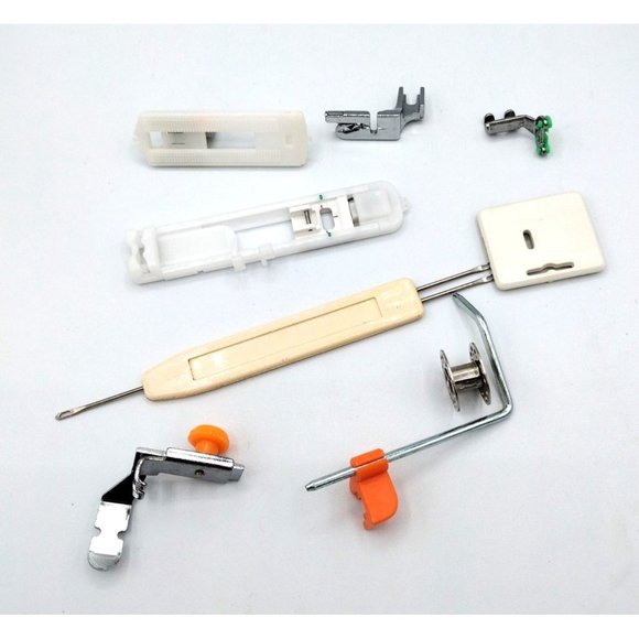 Sewing Machine Parts 9 Piece Lot Various Pieces For Repairs Brands Unknown - Picture 4 of 11